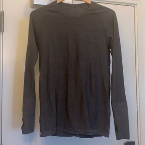 Lululemon Grey Swiftly Tech Long Sleeve Top